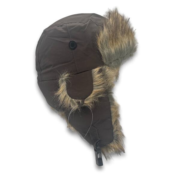 Lumberjack Aviator Soft Faux Fur Ear Flap Hat Winter Ski Trooper Trapper Hat - Picture 4 of 5